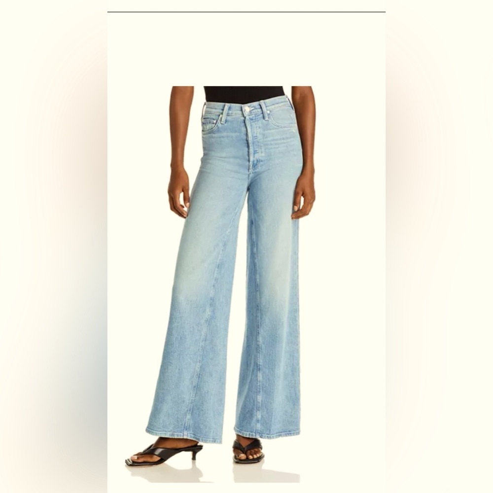 MOTHER Women's High Rise Light Blue Jeans